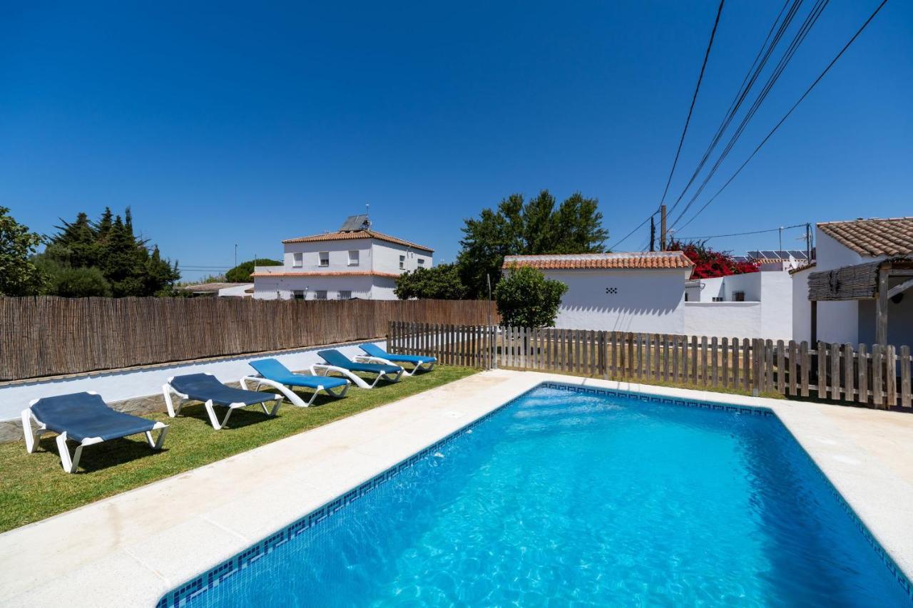 Casa Carlos Con Piscina Privada En Conil Conil De La Frontera Eksteriør billede